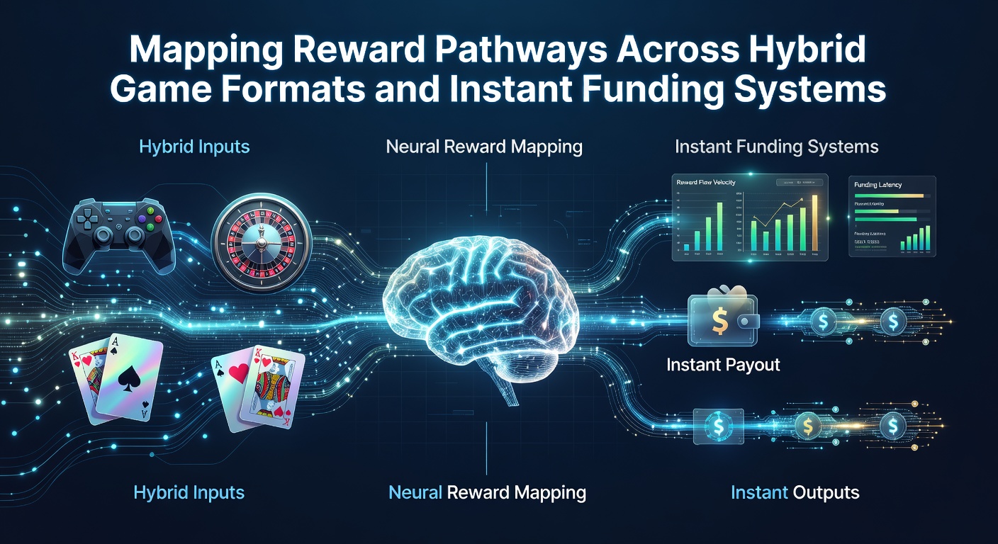 Illustration of interconnected reward pathways linking slots, table games, and instant deposit features in hybrid casino platforms