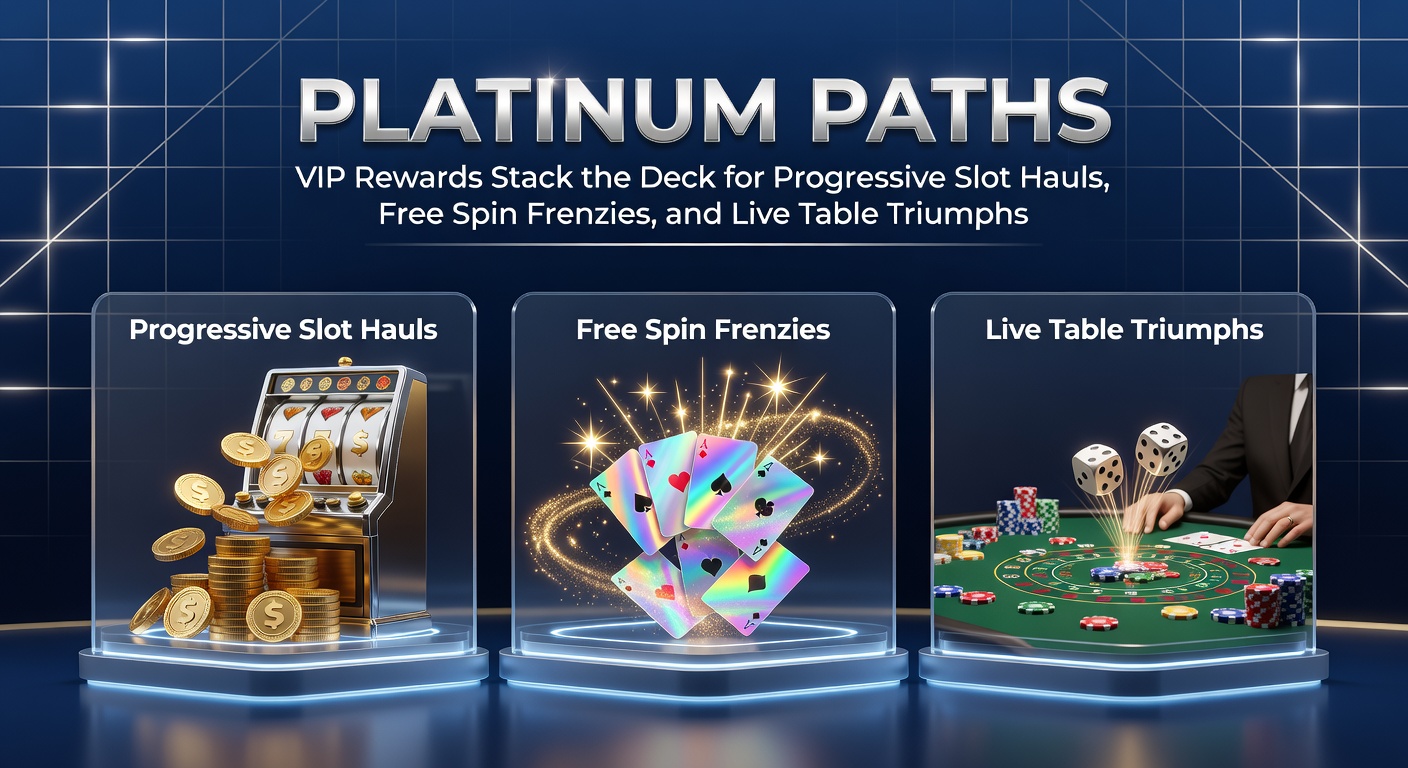 Vibrant casino VIP lounge with glowing slot machines and live dealer tables in the background, showcasing stacked reward symbols