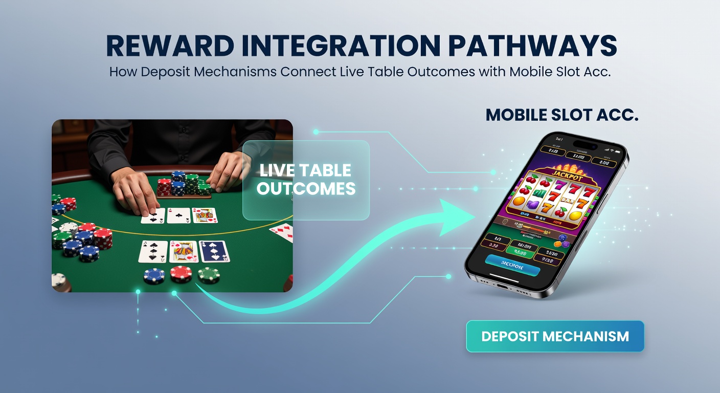 Flowchart illustrating how mobile slot accumulations receive inputs from live table deposits and feed into tiered player incentive programs