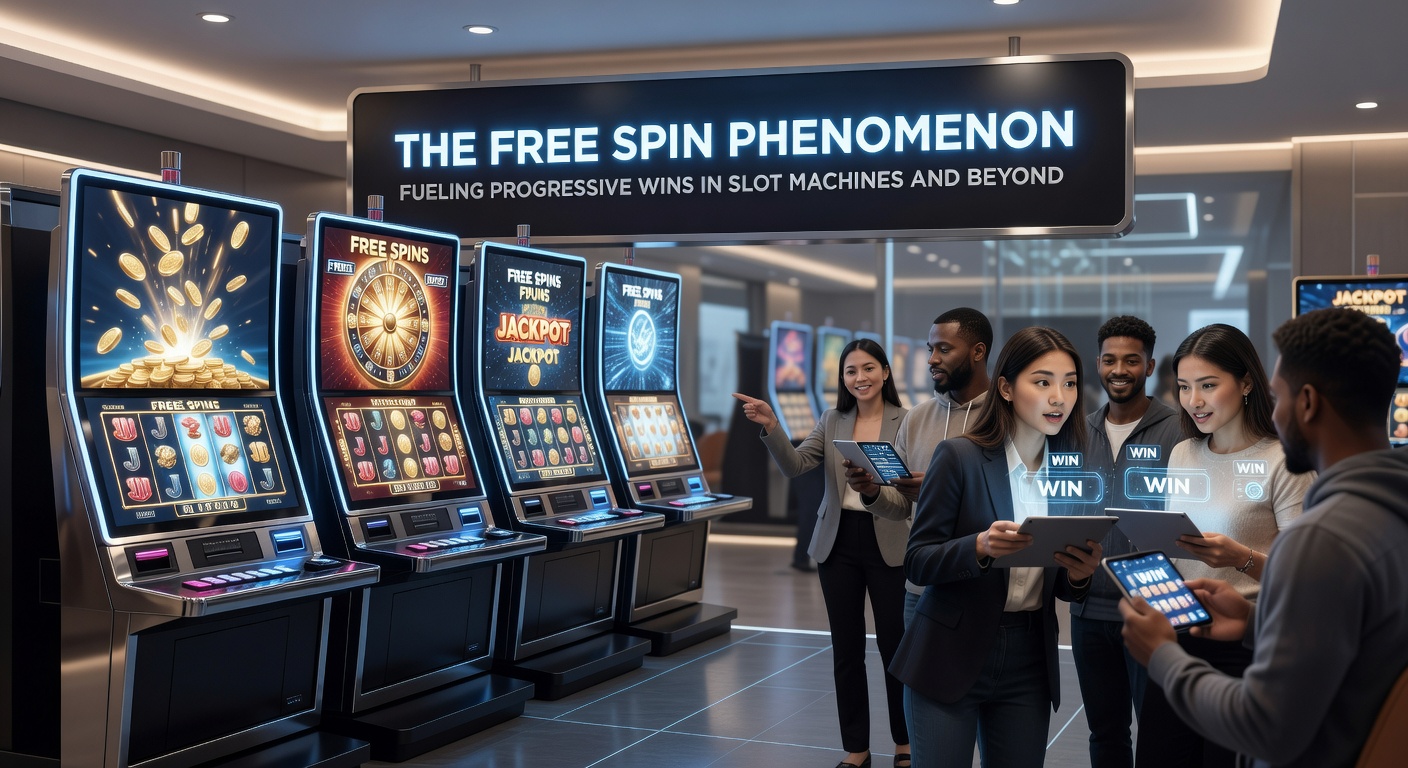 Close-up of a mobile slot screen showing free spin activation with progressive jackpot ticking upward amid exploding win animations